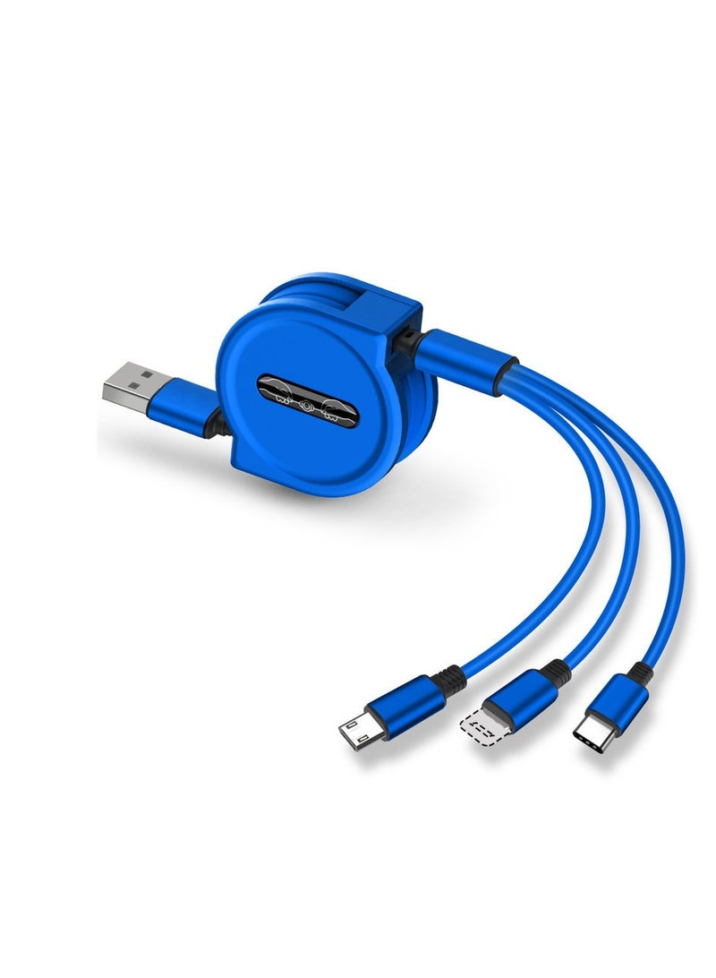 Y&D Fast Charging Braided 3 In 1 USB Cable