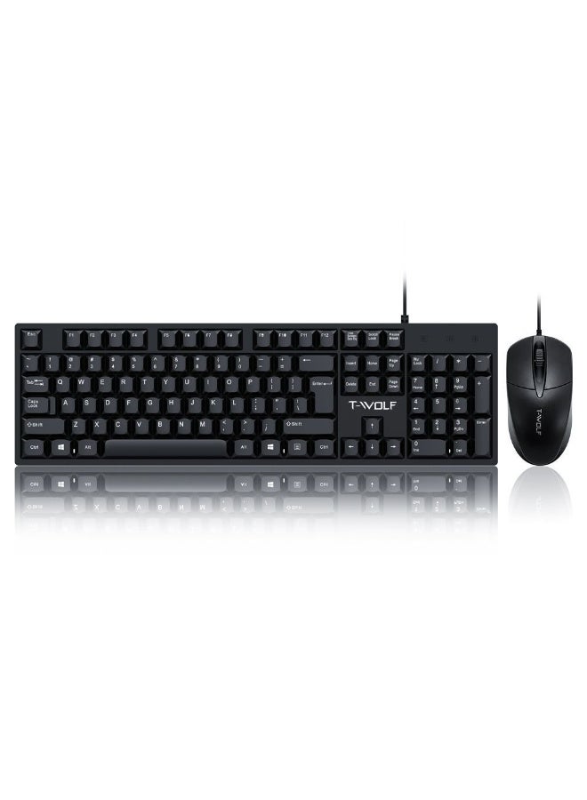 EBMINI New Wired Keyboard And Mouse Office Esports Set - Image 1