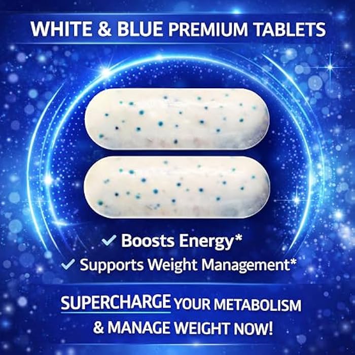 FASTCUT Diet Pills that Work for Weight Management & Appetite Suppressant Support + Powerful Energy - Best Thermogenic Diet Pills for Focus & Metabolism Support – 120 White Blue Tablets - Image 3