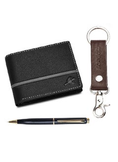 HORNBULL HORNBULL Denial Black Mens Leather Wallet | Leather Wallet for Mens & Valentine Gift Hamper | Branded Mens Wallet  - Image 3