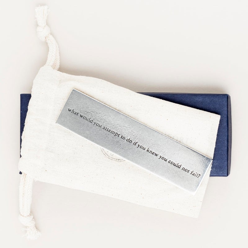 DANFORTH - What Would You Do Paperweight - Handcrafted Pewter Paperweight For Desk and Office - Made In USA - Image 2