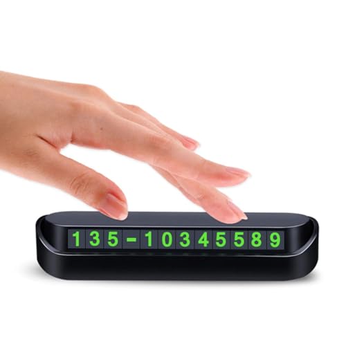 TANTRA Car Dashboard Number Display - Mobile Number Display for Car, Temporary Car Parking Mobile Number Display with Magnetic Numbers Stickers - Image 5
