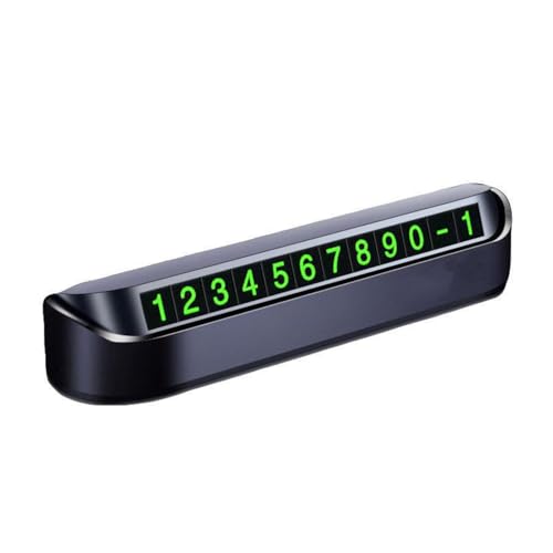 TANTRA Car Dashboard Number Display - Mobile Number Display for Car, Temporary Car Parking Mobile Number Display with Magnetic Numbers Stickers - Image 1