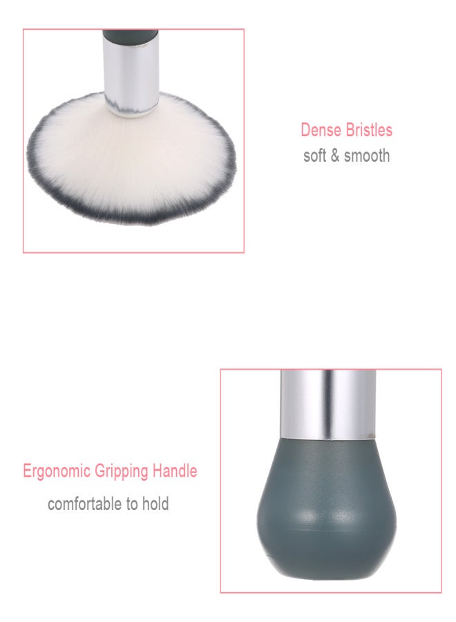 Nail Art Brush Large Nail Powder Brushes Nails Polish Remover for Acrylic Nails Gel Multi-functional Makeup Brush Nail Tool - Image 5