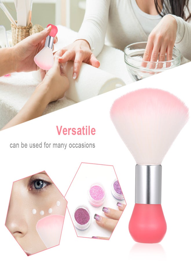 Nail Art Brush Large Nail Powder Brushes Nails Polish Remover for Acrylic Nails Gel Multi-functional Makeup Brush Nail Tool - Image 3
