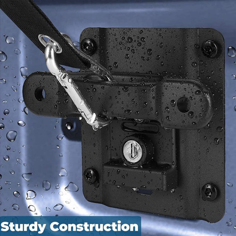 Wocch Tie Down Anchors Cleats Heavy Duty Boxlink Bed Tie Downs with Plates Brackets Anti-Theft Screws for Ford 2015-2025 F150 F250 F350 Pickup Truck Accesories Replace# FL3Z-99000A64-B & FL3Z-9928408-AB - Image 3