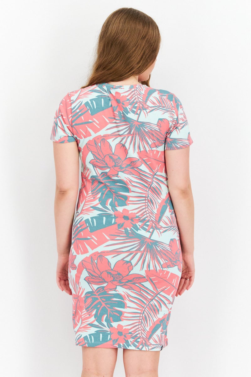 PUMA Women Slim Fit Sportswear Mini Dress, Green  - Image 3