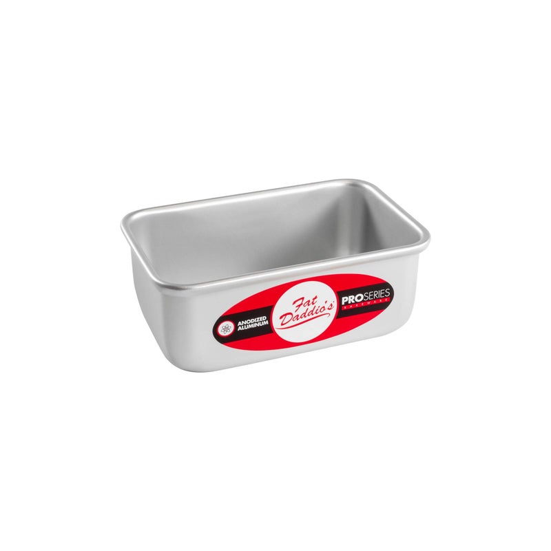 Fat Daddios BP5639 Anodized Aluminum Bread Loaf Pan 4875 x 275 x 2 inch