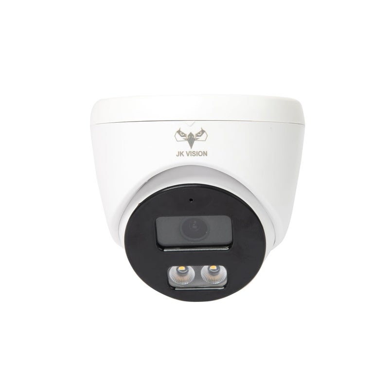 JK Vision 24MP ColorVu CCTV Camera System for Home Office School 2 Bullet 2 Dome 500 GB Hard Disk 4 Channel Power Supply DVR 90Mtr Cable BNCDC - Image 3