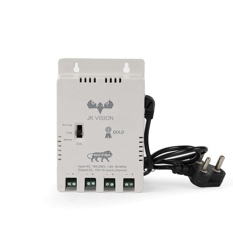 JK Vision 24MP ColorVu CCTV Camera System for Home Office School 2 Bullet 2 Dome 500 GB Hard Disk 4 Channel Power Supply DVR 90Mtr Cable BNCDC - Image 5