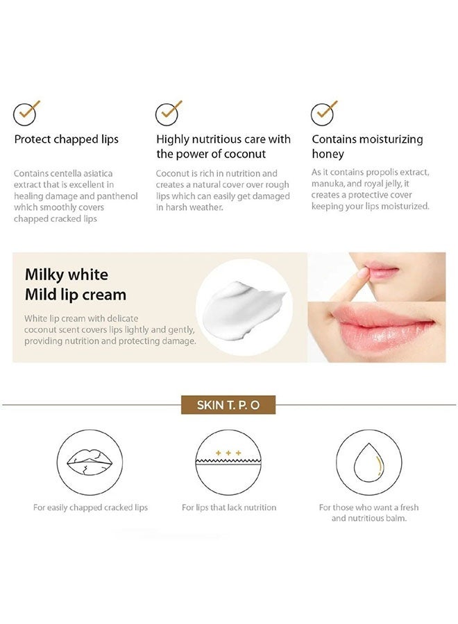 فروديا قناع الشفاه عسل جوز الهند، مشتقة من الفاكهة، هيدرات بلسم الشفاه، رعاية الشفاه - Image 3