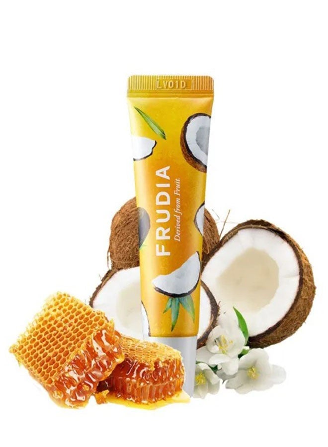 فروديا قناع الشفاه عسل جوز الهند، مشتقة من الفاكهة، هيدرات بلسم الشفاه، رعاية الشفاه - Image 1