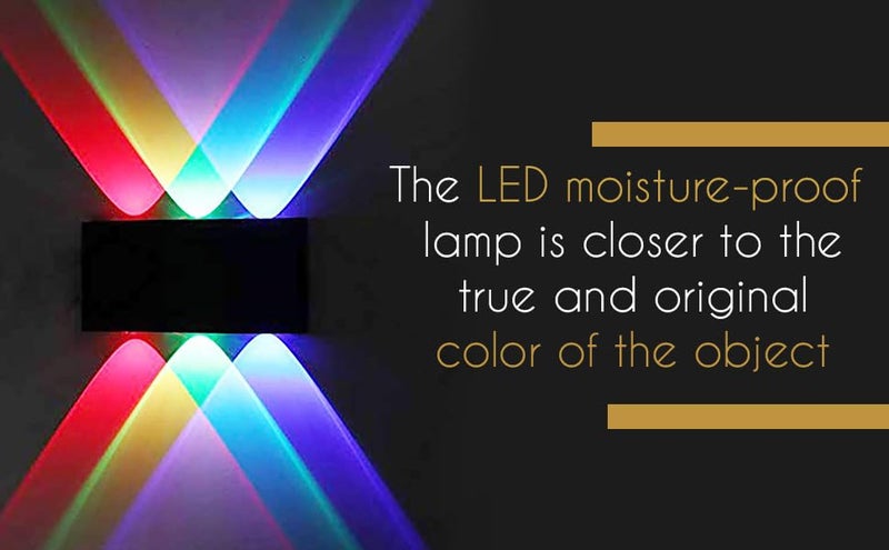 Lumina Waterproof LED Wall Lights for Indoor and Outdoor Decorative Wall Lamps Brighten Up Your Home with Stylish LED Wall Lighting 3 +3 Wall Lights for Living Room, Bedroom, Staircase. Elevation. - Image 2