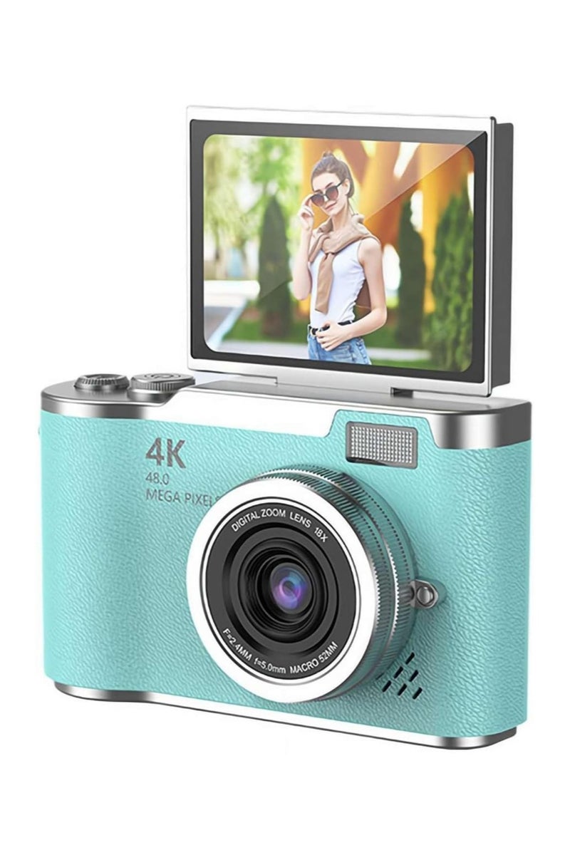 Generic HD Digital Camera 48 Mega Pixel with 2.4” Flip Screen – Vlogging & Photography Camera for Travel, Selfies & Videos Compact Rechargeable Camera Ideal Christmas & Birthday Gift  - Image 1
