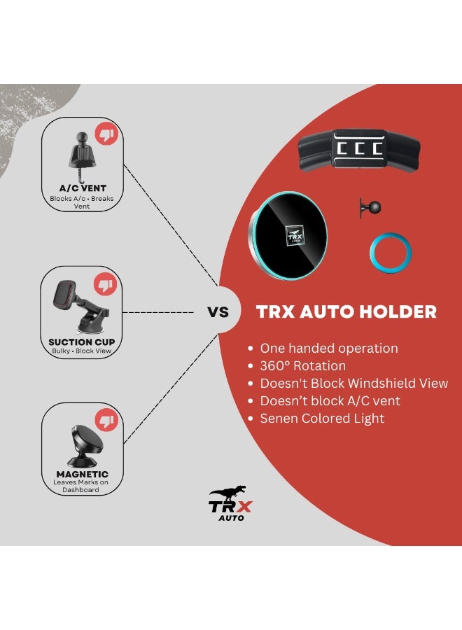  تي ار اكس اوتو حامل حامل الهاتف المغناطيسي TRX AUTO مع شحن لاسلكي Qi2 لسيارة ميني كوبر من 2022 إلى 2024 | ملحقات ميني كوبر | حامل الهاتف المحمول للشحن اللاسلكي السريع - Image 2