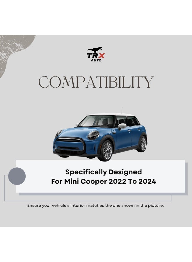  تي ار اكس اوتو حامل حامل الهاتف المغناطيسي TRX AUTO مع شحن لاسلكي Qi2 لسيارة ميني كوبر من 2022 إلى 2024 | ملحقات ميني كوبر | حامل الهاتف المحمول للشحن اللاسلكي السريع - Image 4