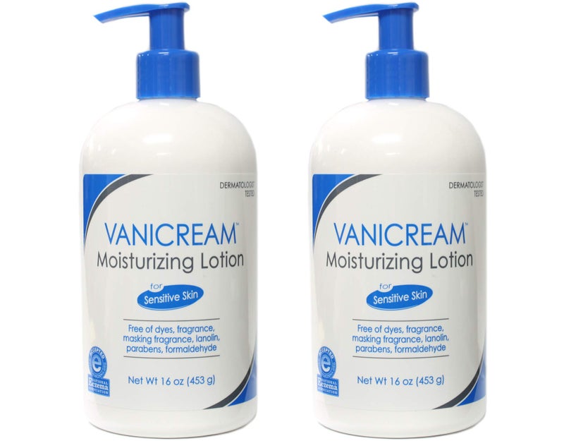 Vanicream Moisturizing Lotion, Pump, 16 Ounce (Pack of 2) - Image 1