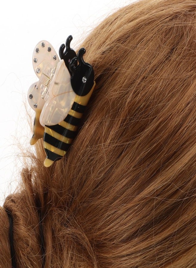 Beaupretty Cute Cartoon Bee Hair Claw Clips for Women Animal Accessory with Strong Grip Acetate Hair Claw for Women Girls - Image 4