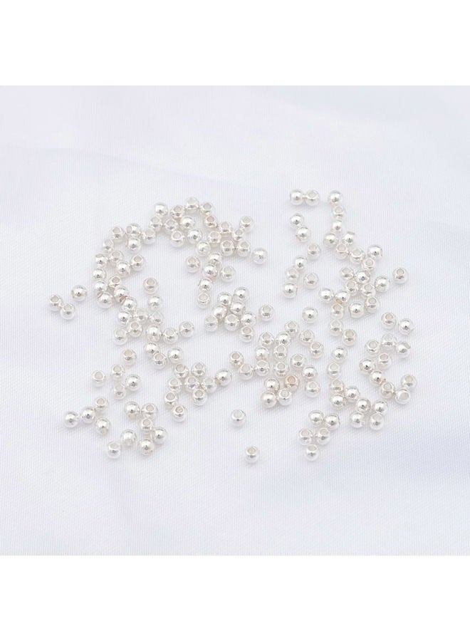 BEADIA Silver Plated Round Spacer Beads 2mm 600pcs for Jewelry Making Findings Non Tarnish - Image 4