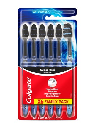 Super Flexi Charcoal Soft Toothbrush