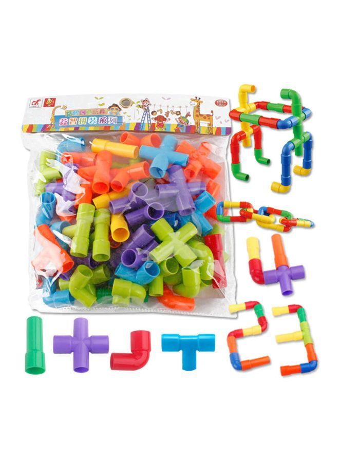 NIBEMINENT Pipeline Tunnel Blocks DIY Bricks Toy For Kids - Image 4