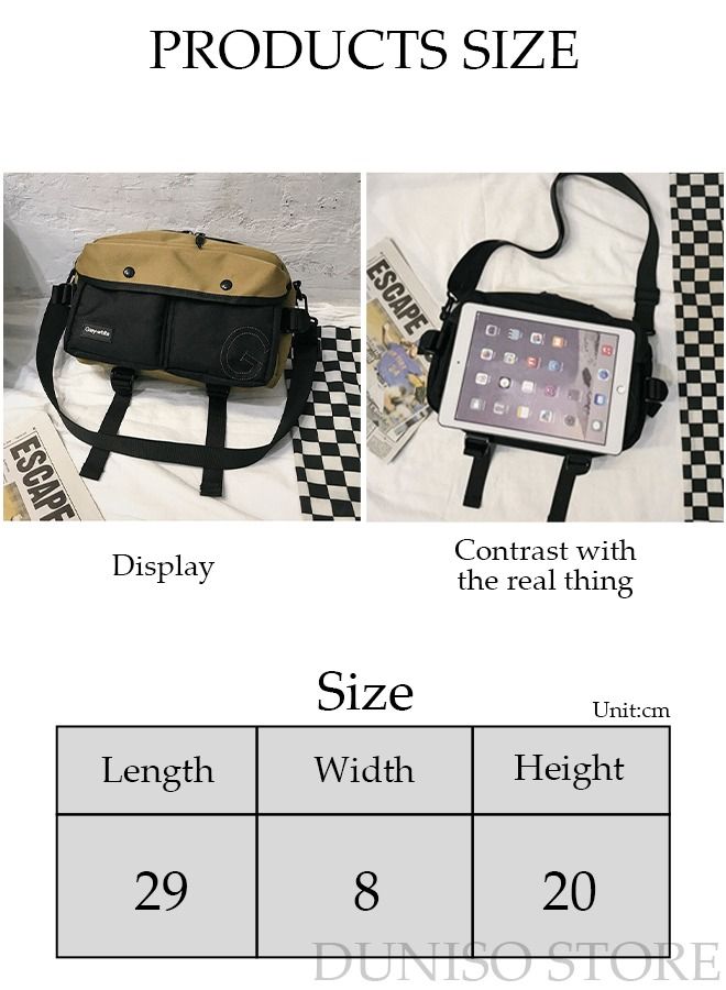 DUNISO Waterproof Sling Bag Crossbody Bag for Men and Women Sling Canvas Handbag Shoulder Bag Daypack For Shopping Hiking Multipurpose Crossbody Chest Bag  - Image 4