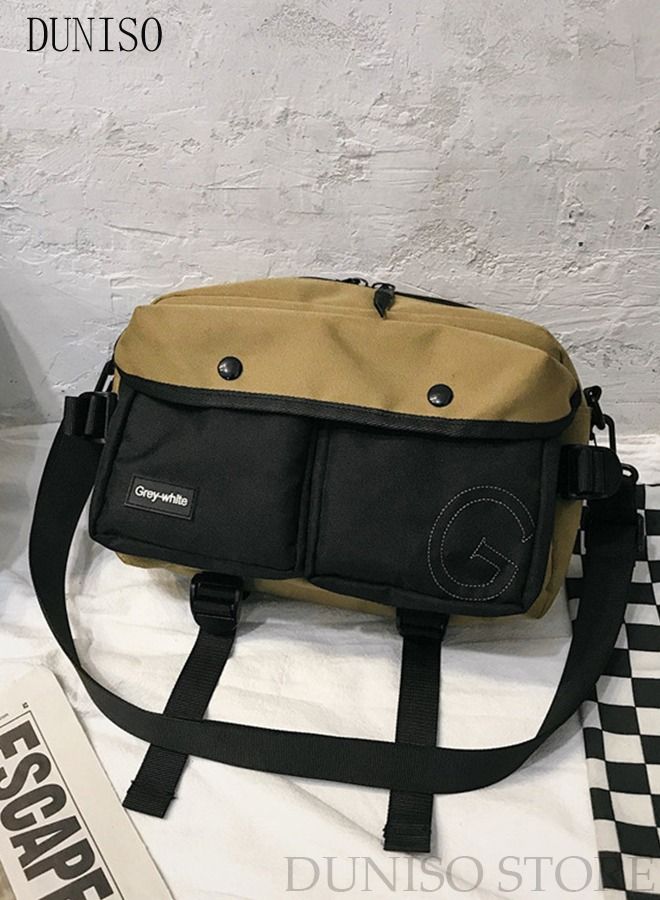 DUNISO Waterproof Sling Bag Crossbody Bag for Men and Women Sling Canvas Handbag Shoulder Bag Daypack For Shopping Hiking Multipurpose Crossbody Chest Bag  - Image 5