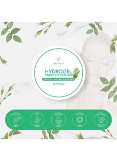 Skinside Under Eye Hydrogel Patches For Dark Circles With Caffeine, Niacinamide & Hyaluronic Acid Serum For Wrinkles & Puffy Eyes By Deep Hydration (28)  - Image 5