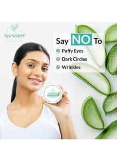 Skinside Under Eye Hydrogel Patches For Dark Circles With Caffeine, Niacinamide & Hyaluronic Acid Serum For Wrinkles & Puffy Eyes By Deep Hydration (28)  - Image 2