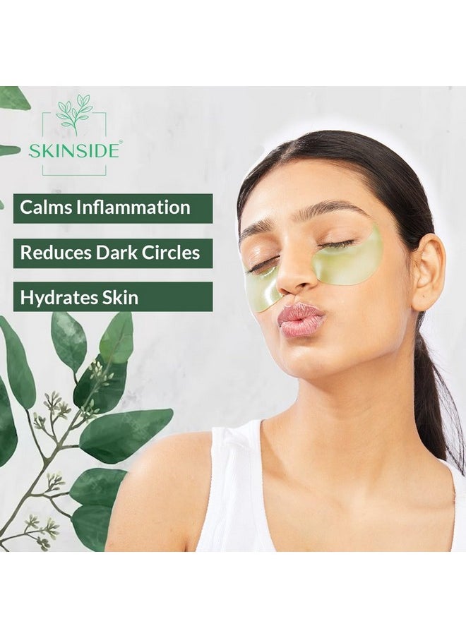 Under Eye Hydrogel Patches For Dark Circles With Caffeine, Niacinamide & Hyaluronic Acid Serum For Wrinkles & Puffy Eyes By Deep Hydration (28)