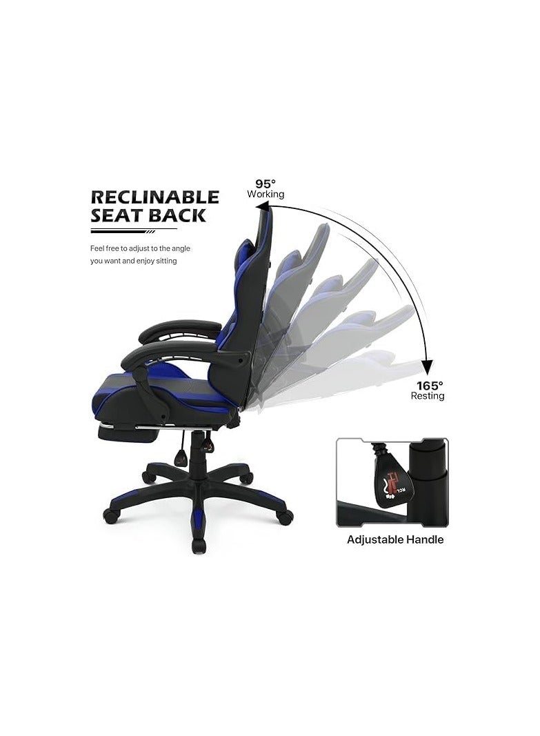 بونكا كرسي العاب قابل للتعديل مع مسند للراس لون ازرق من بونكا - Image 2