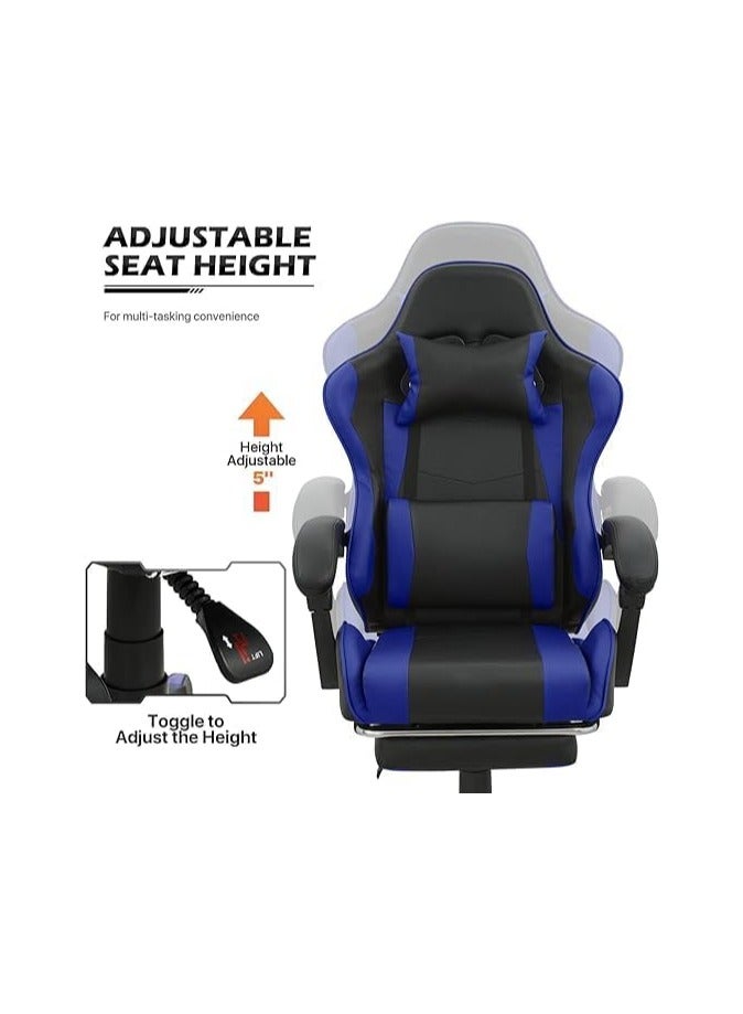 بونكا كرسي العاب قابل للتعديل مع مسند للراس لون ازرق من بونكا - Image 3