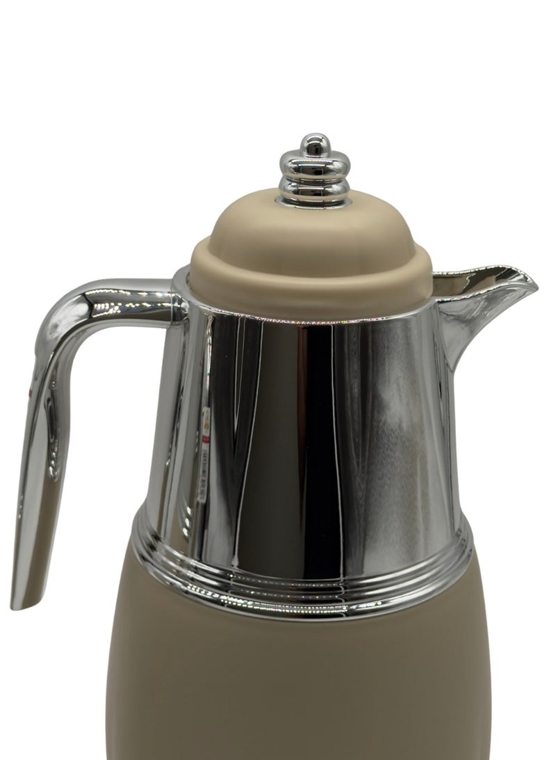 AL-GANNAS 2 Peice Thermos Set for Tea & Coffee | 1L & 0.7L | High-Quality with 2-Year Heat Retention Warranty | Elegant New Design - Image 3