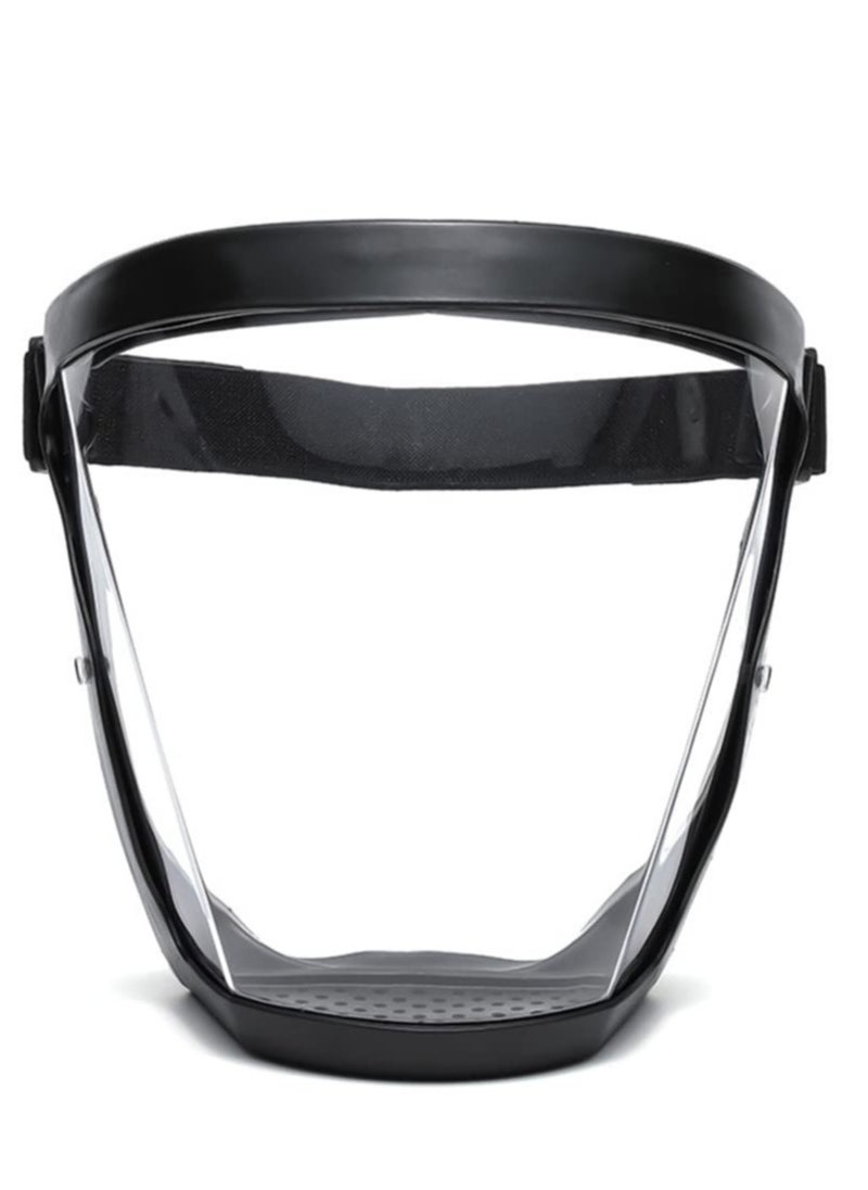 Excefore - Super Protective Face Shield, Transparent Anti-Fog Full Face Safety Shield Unisex All-Inclusive Face Protection with Detachable Flter,Reusable Eye, Nose, Mouth Protection - Image 1