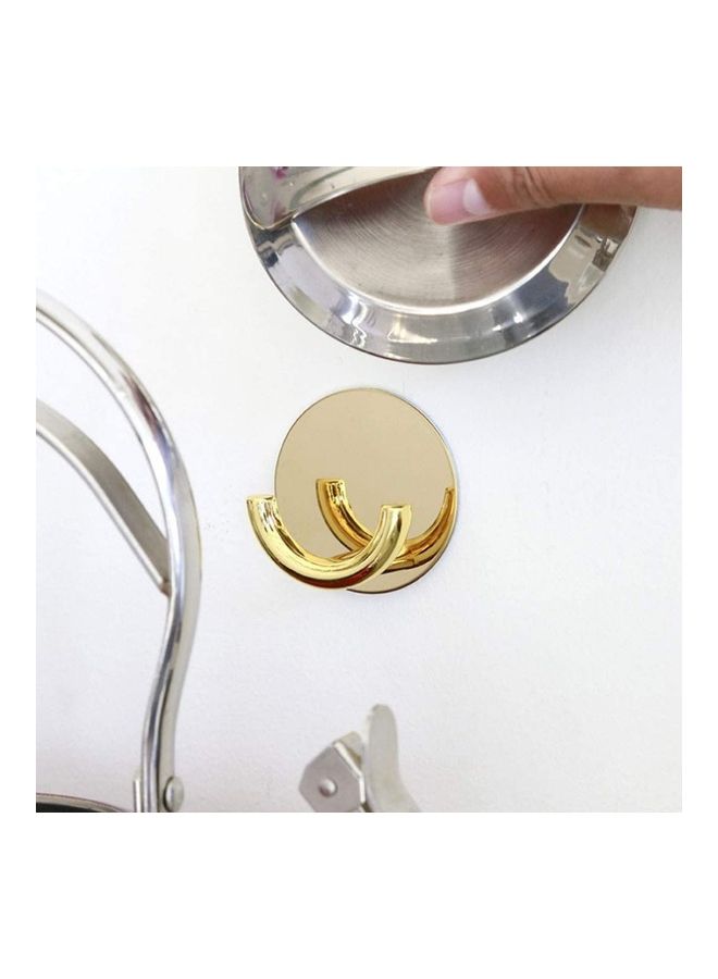 إسكدنيا خطاف جداري للمعاطف بتصميم بسيط ومبتكر ذهبي - Image 4