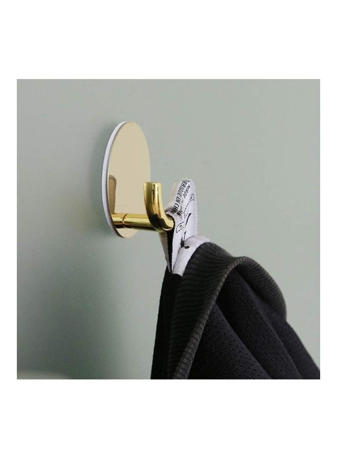 إسكدنيا خطاف جداري للمعاطف بتصميم بسيط ومبتكر ذهبي - Image 2