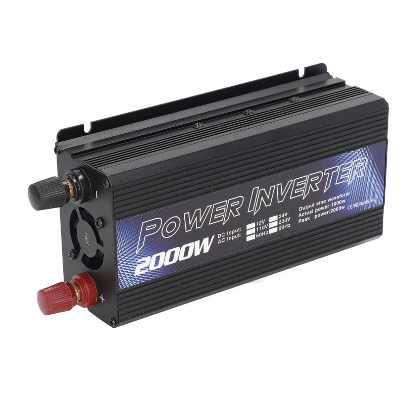 Rohs 2000W Modified Sine Wave Power Inverter 12V DC to AC Converter with USB Port - Low Noise Fan Design for Car Camping Home Outdoor Use - Image 5