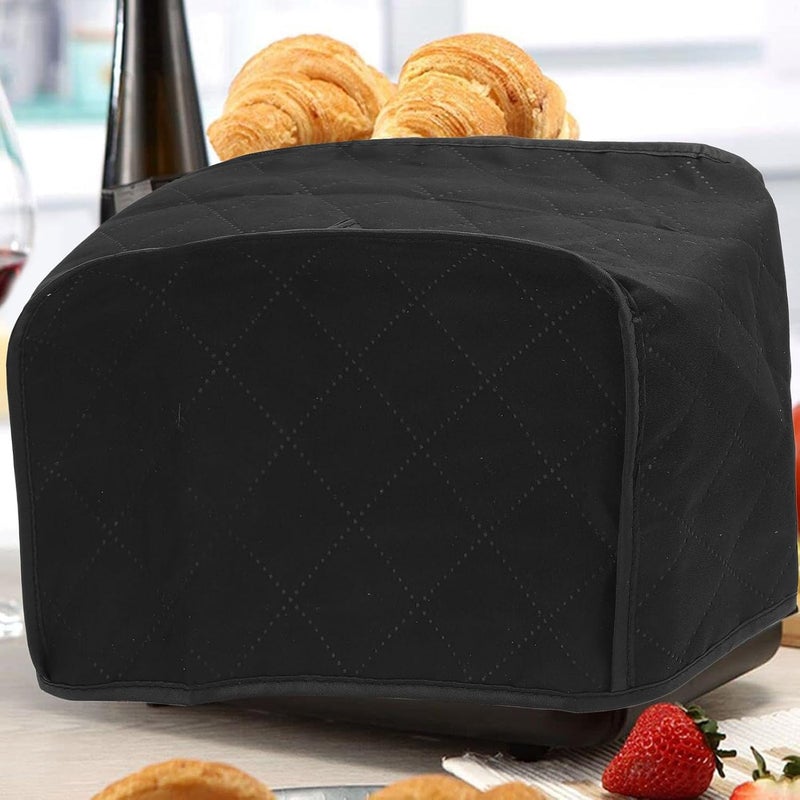 Yechiry Toaster Cover, Heat Dust Proof Microwave Oven Grill Cover Protector Universal Size, Toaster Dust Covers for Small Kitchen Appliances, Fingerprint Protection - Image 3