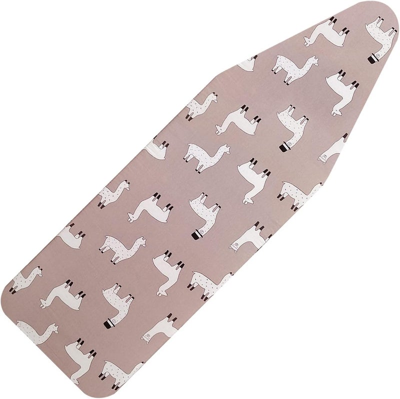 LCLW Ironing Board Cover and Pad 15 x 48,3 Pairs of Hook and Loop Fastener Straps,Elastic Edges,Cotton Iron Board Cover with Scorch Resistant Thick Padding - Image 1