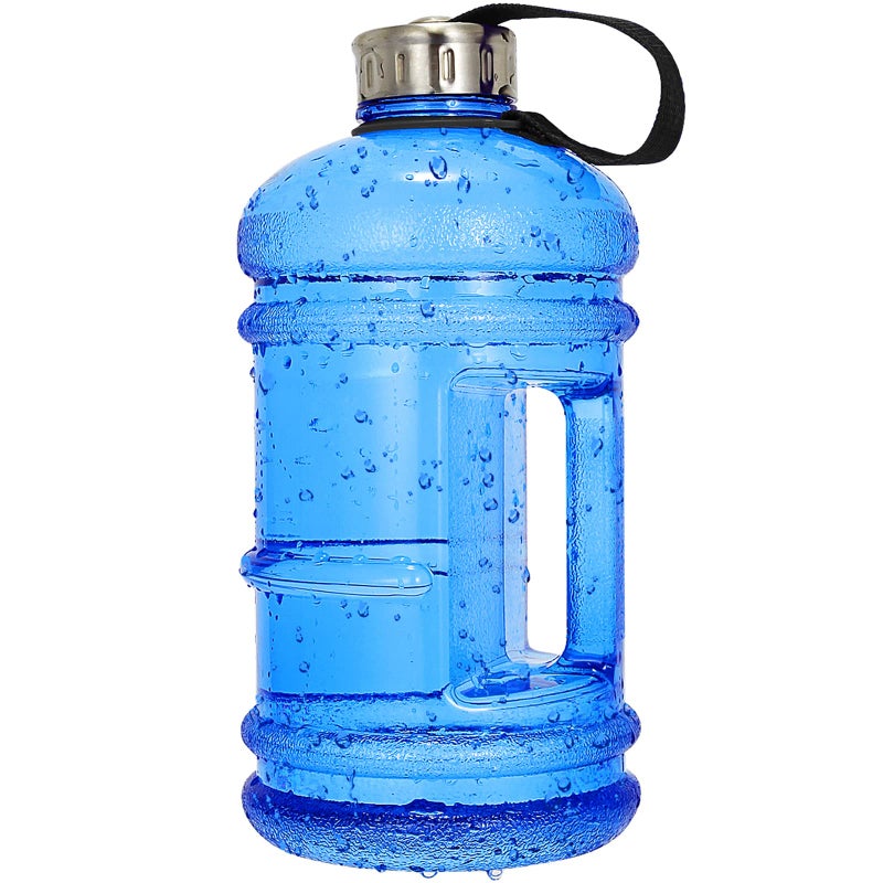 Vaupan Half Gallon Big Water Bottle 22L73 OZ Large Leak Proof Sports Jug with Handle Huge BPA Free PETG Plastic Wide Mouth Drinking Container Flask for Fitness Gym Biking Travel Outdoor Water Jug - Image 2