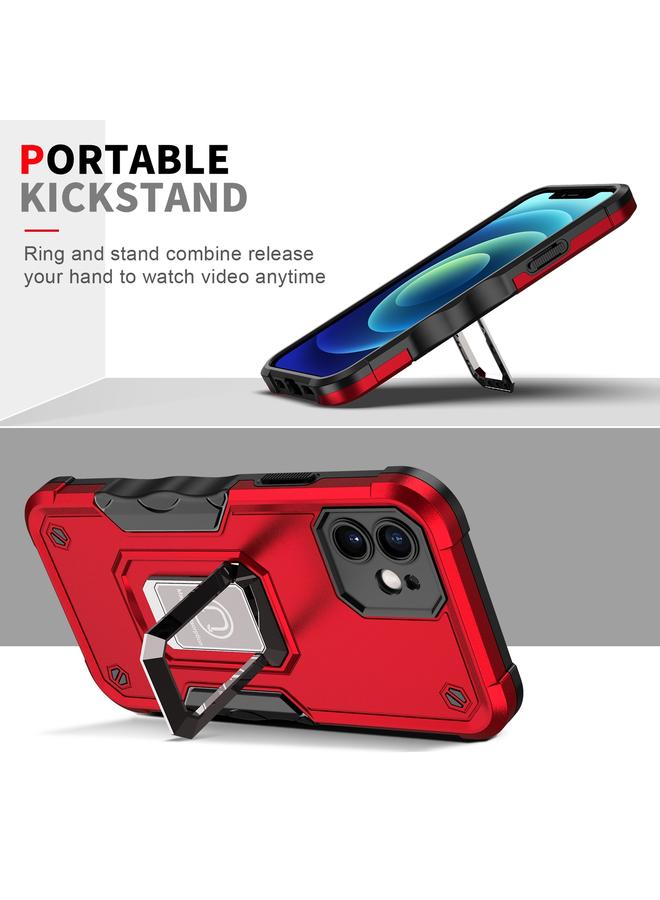 S-TOP Case For iPhone 11 Ring Holder Non-slip Armor Phone Case - Image 5