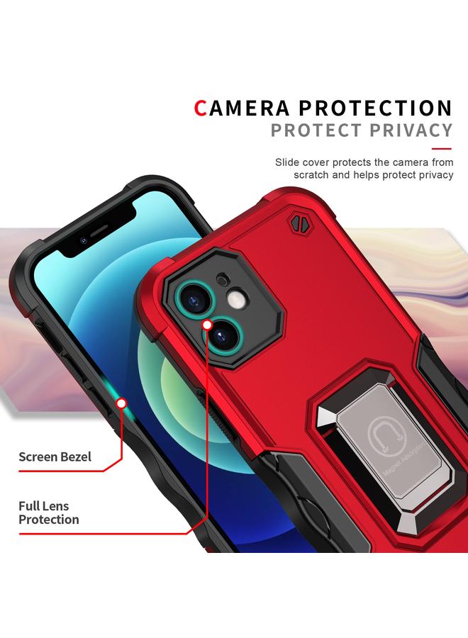 S-TOP Case For iPhone 11 Ring Holder Non-slip Armor Phone Case - Image 4