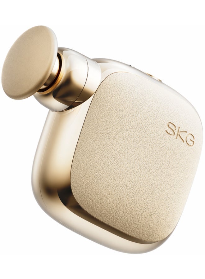 SKG Pocket Percussion Massage Gun FS300 White, High‑Frequency Brushless Motor,4‑Speed Adjustment,210g Compact Build,Food‑Grade Silicone Heads,Ideal for Office‑Workers, Sports Users, Gifting & Personal Use, Portable Daily‑Use - Image 1