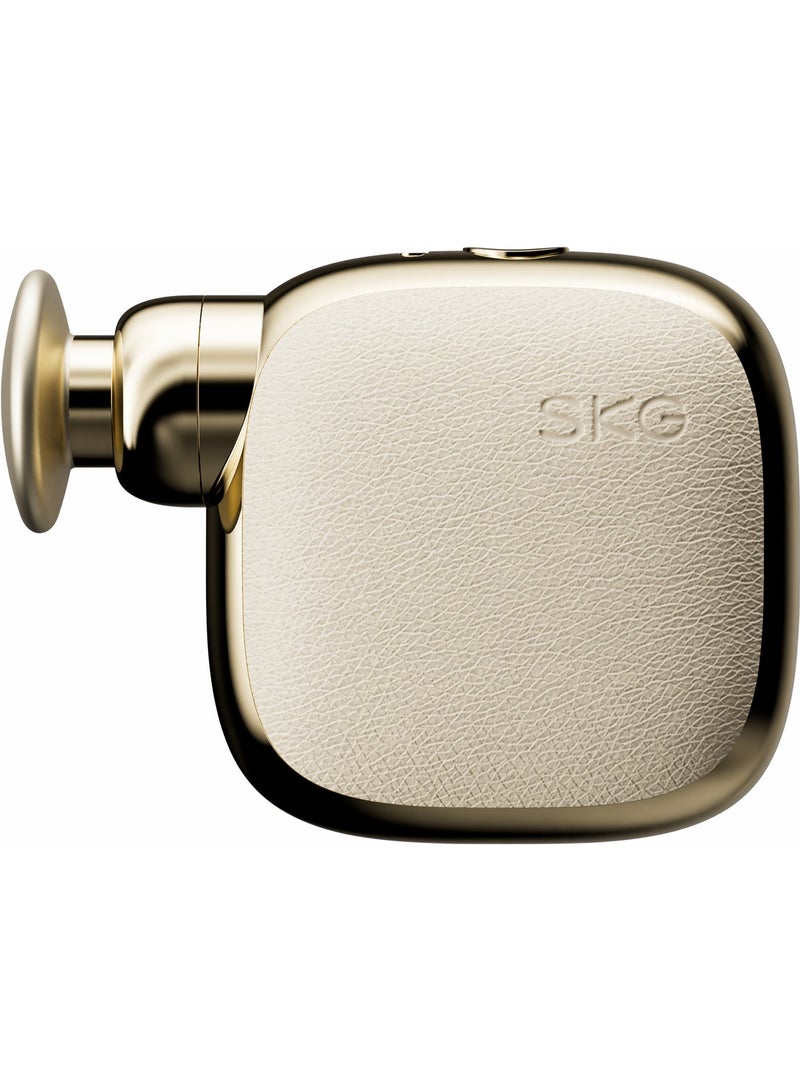 SKG Pocket Percussion Massage Gun FS300 White, High‑Frequency Brushless Motor,4‑Speed Adjustment,210g Compact Build,Food‑Grade Silicone Heads,Ideal for Office‑Workers, Sports Users, Gifting & Personal Use, Portable Daily‑Use - Image 4