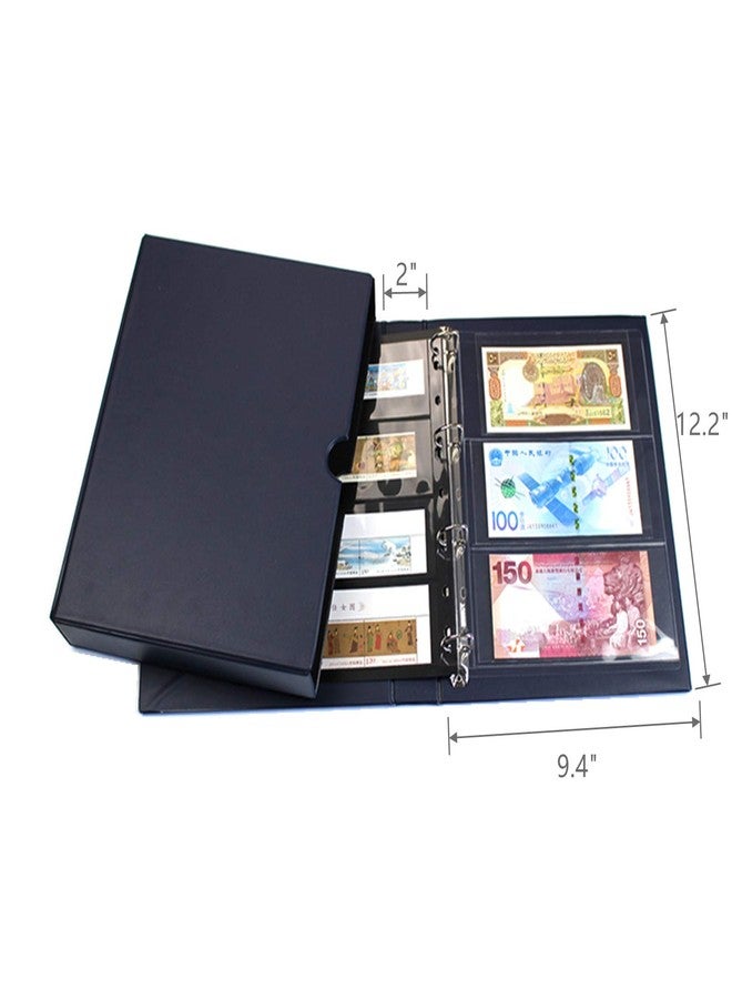 MUDOR Empty Stamp Albums Stockbook for Professional Collectors, Classic Binder with Slipcase (Black) - Image 5