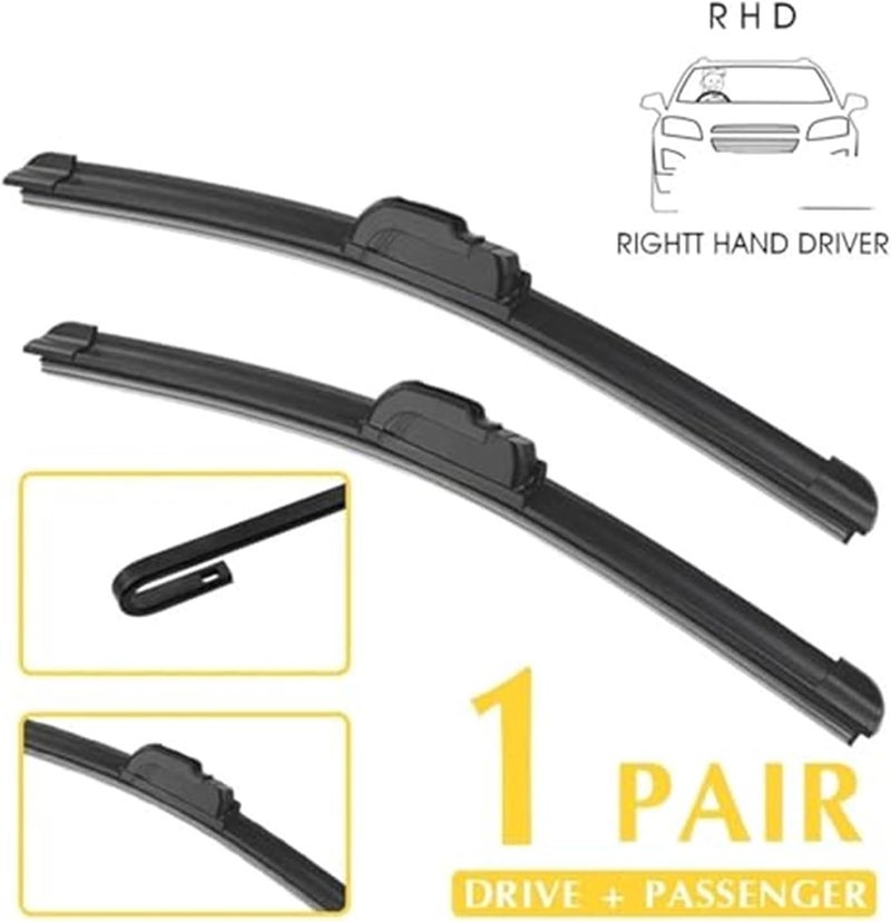 QASULER Front Wiper Blades for Cadillac CT6 (2015-2020) - Image 4