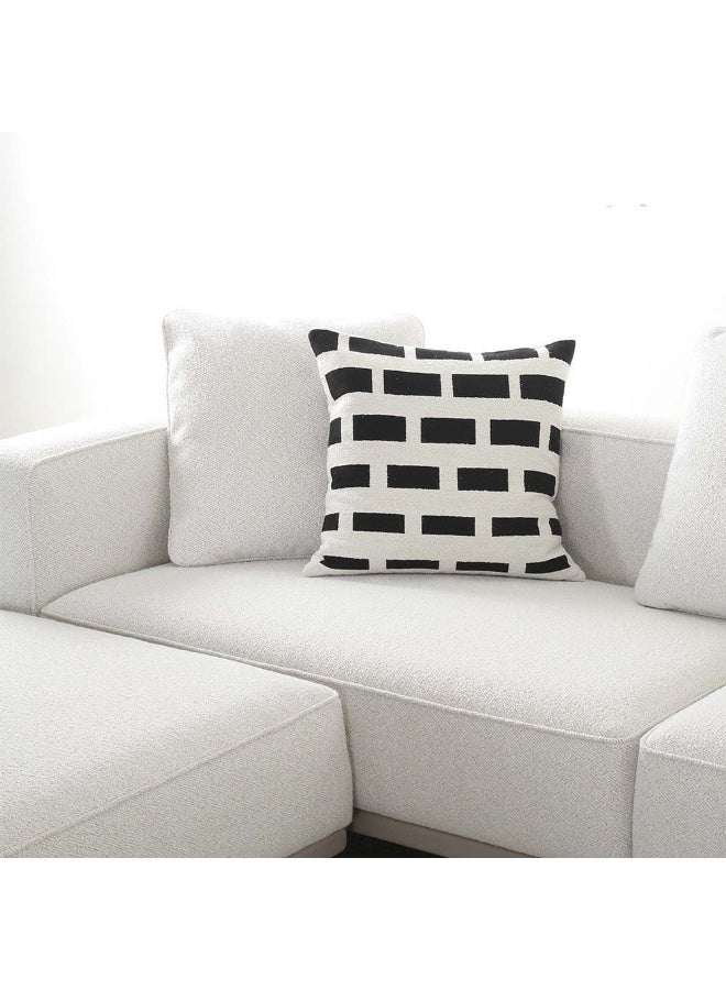 DANUBE HOME أريكة زاوية قماشية V2 أرمادا - أريكة على شكل L مريحة لغرفة المعيشة، غرفة العائلة، المكتب - أريكة حديثة مبطنة مع وسائد ناعمة وقماش متين - بيج - Image 5