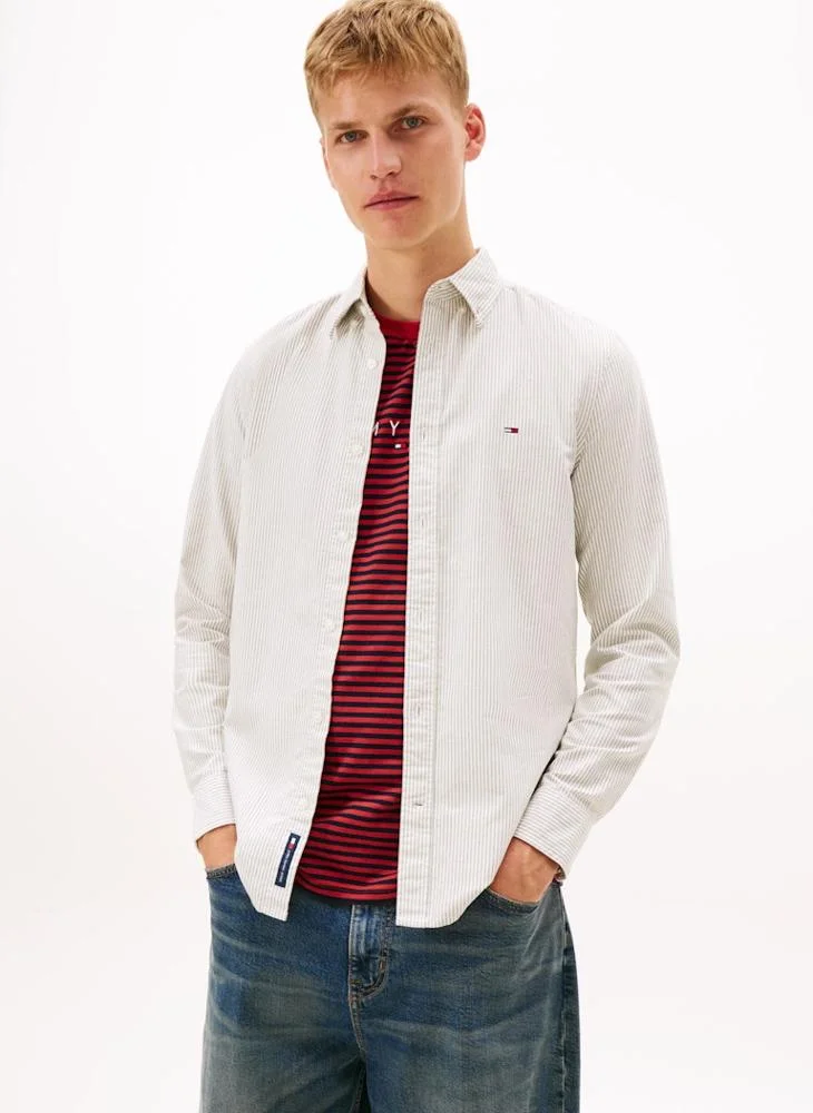 Slim Stripe Oxford Shirt