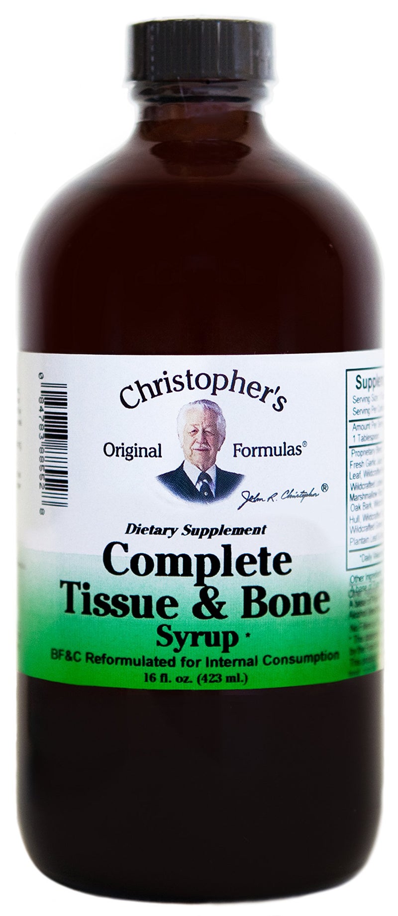 Christopher's Original Formulas Dr Christophers Formula Complete Tissue and Bone Syrup 16 Ounce