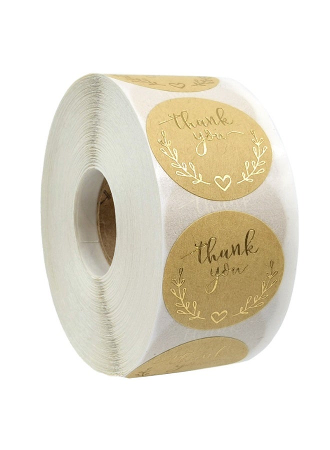 لفافة ملصقات شكر مكونة من 500 قطعة لملصقات الحلويات والمخبوزات للصناديق - Image 1